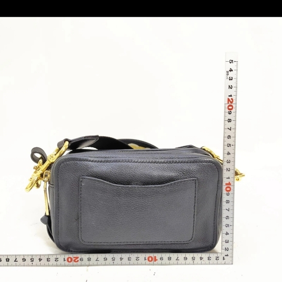 Marc Jacobs Black Leather Softshot Crossbody Bag - Picture 3 of 11